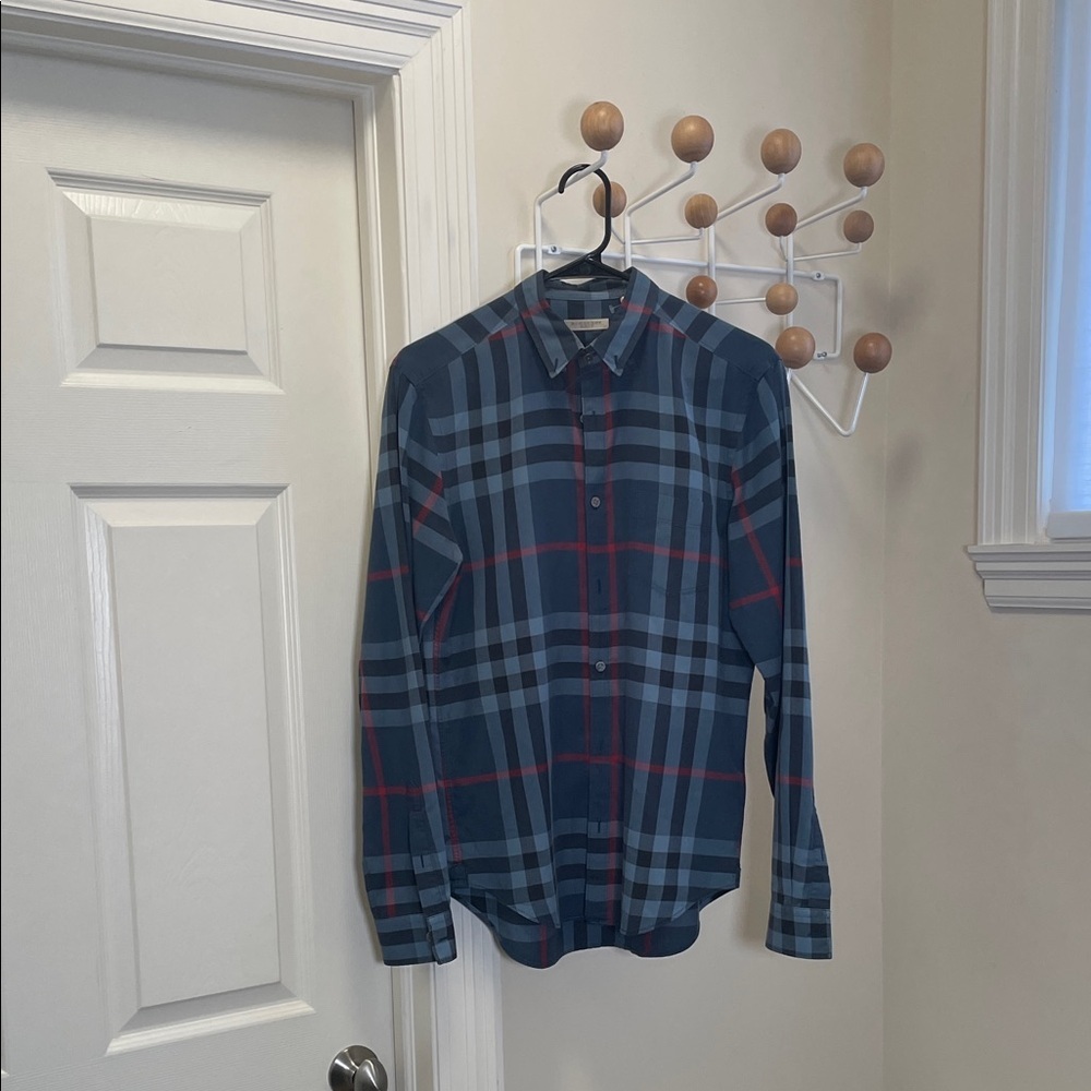 Burberry Brit - Classic Long Sleeve Button Down - Navy - Small